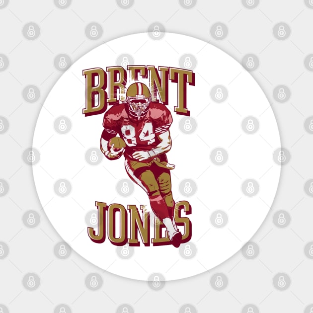 Brent Jones San Francisco Serif Magnet by Buya_Hamkac